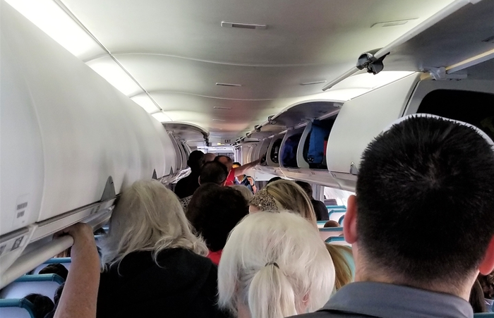 Man Hates 'Line Cutters' When Deboarding A Plane, Decides To Teach Them A Lesson