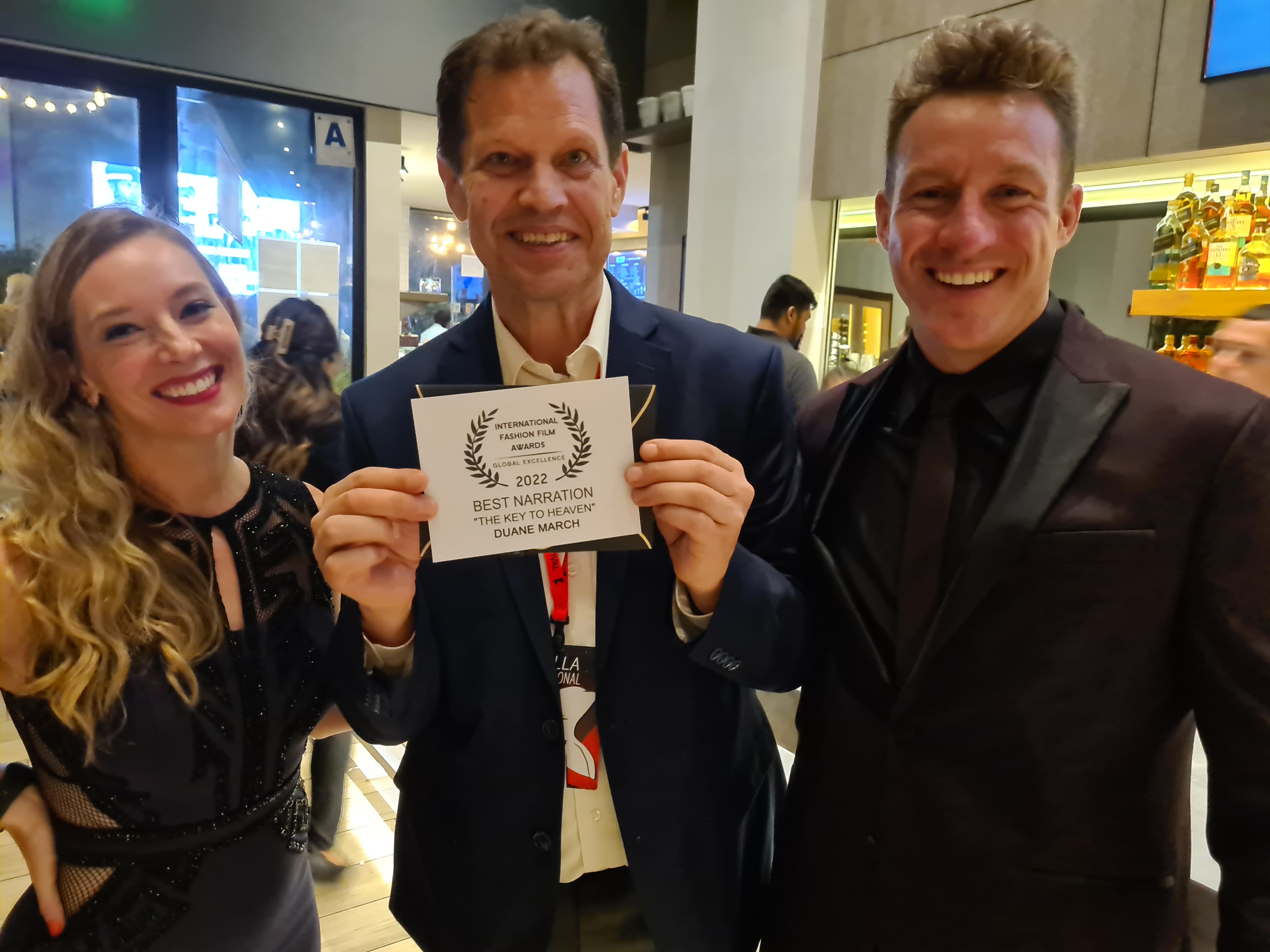 I Am So Proud To Have Won This Film Award!