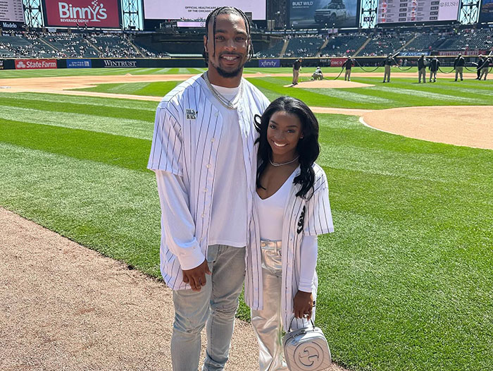 “You Mean Mr Biles”: Simone Biles Defends Husband’s Viral Interview, Sparks Divided Reactions - 3