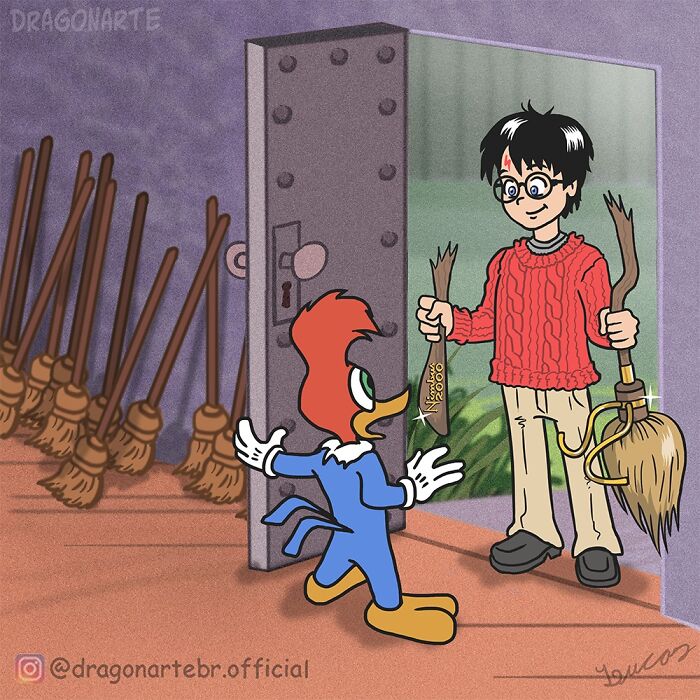 Artist Shows What Characters From The World Of Pop Culture Are Doing On Their Day Off (27 New Pics)