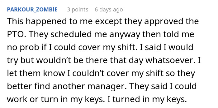 &ldquo;I Will Regret Nothing&rdquo;: Employee Refuses To Work During His PTO, Goes To Concert Instead