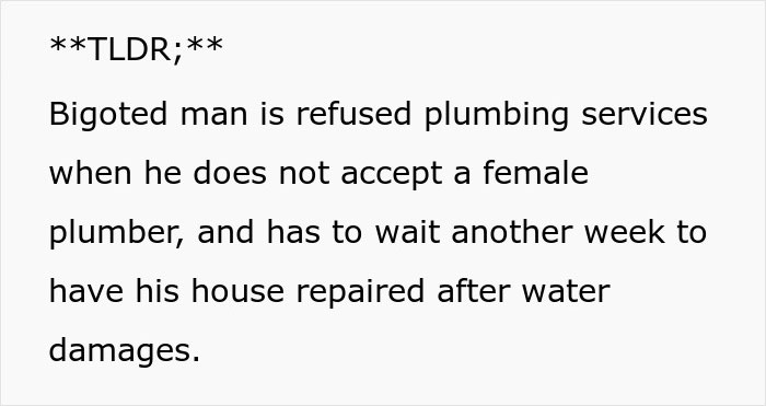 Company Gets Revenge That Lasts Years After A Guy Makes Their Woman Plumber Cry