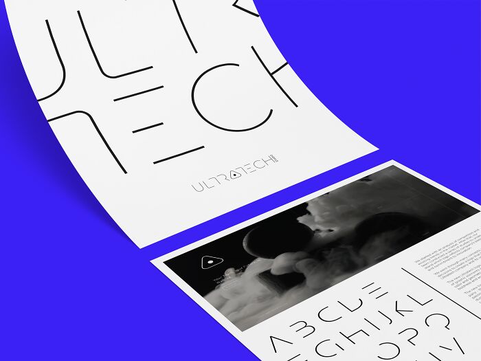 "Logo Design For The Ultratech Studio" By Aliaksandra Nazarkina