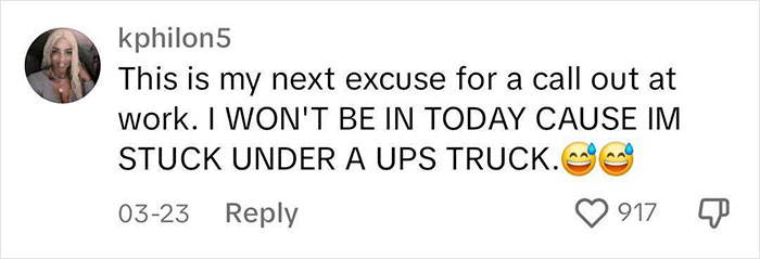 Man Captures A 70YO Karen Lying Under His Truck To Make Him Carry The Package To Her Door