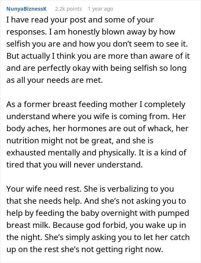 “I Want To Play Video Games”: Man Given A Reality Check After He Refuses To Help Wife With Baby - 22