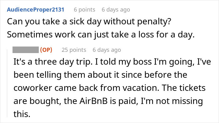 &ldquo;I Will Regret Nothing&rdquo;: Employee Refuses To Work During His PTO, Goes To Concert Instead
