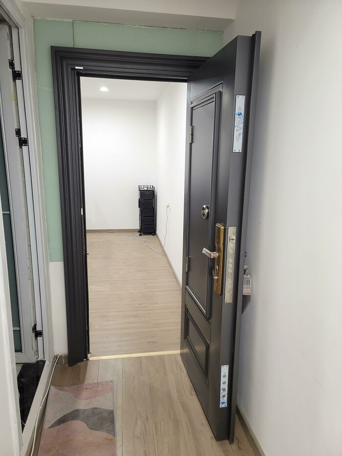 The Beefy Steel Door Of The Office