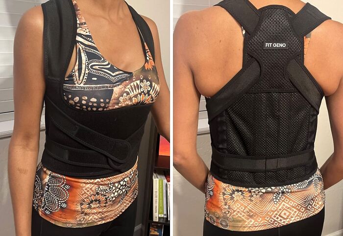 Who Needs A Chiro Appointment When You Can Correct Your Posture With Fit Geno. Stylish And Invisible, It's Self-Care In Disguise