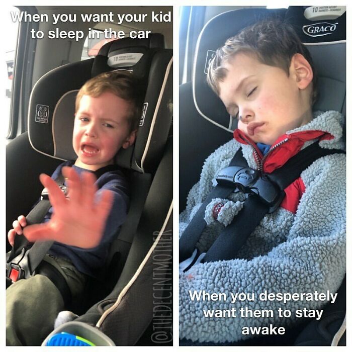 Long Car Rides? Nope, I’ll Just Scream. 5 Minute Ride Down The Street At 5pm? Bingo