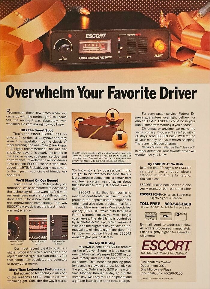 Escort - Radar Warning Receiver (1987)