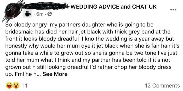 Bride Is Fuming, Because Her Bridesmaid Dyed Her Hair One Year Before The Wedding