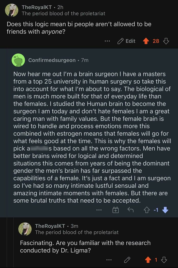 A New Comment On The Same Post As My Last Post Here. Might Even Be The Same Person…