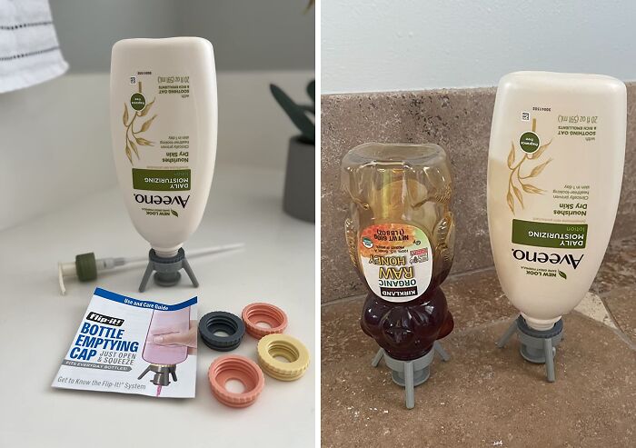 Squeeze Out Every Drop: Colorful Bottle Emptying Kit For Zero Waste!