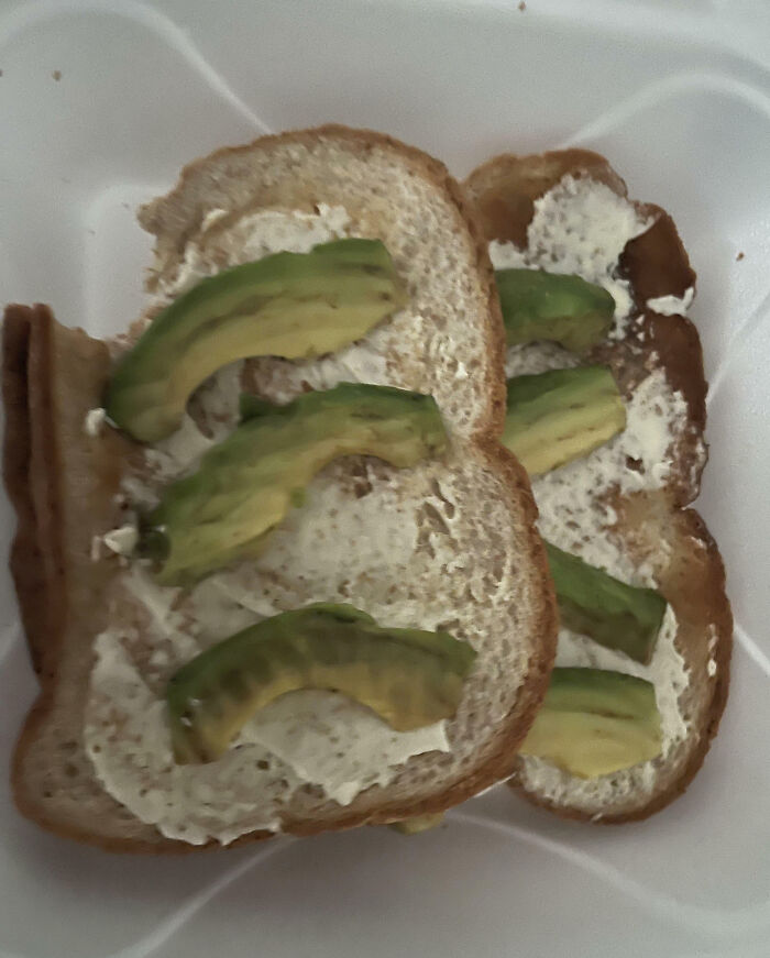 I Actually Paid For This Avocado Toast At A Cafe By My Apartment