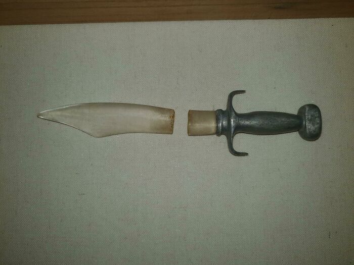 Granddad Made This In Wwii, Sat On It And Broke It About 30 Years Ago. It's Made From Stuka Bomber Propeller And Perspex Windscreen. Any Ideas How To Fix?