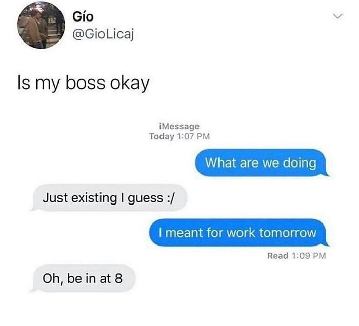 No One Is Immune From The Sunday Scaries
(Twitter: @giolicaj)
.
.
.
.
.
.
#work #workmemes #corporatememes #sundayscaries #existentialdread