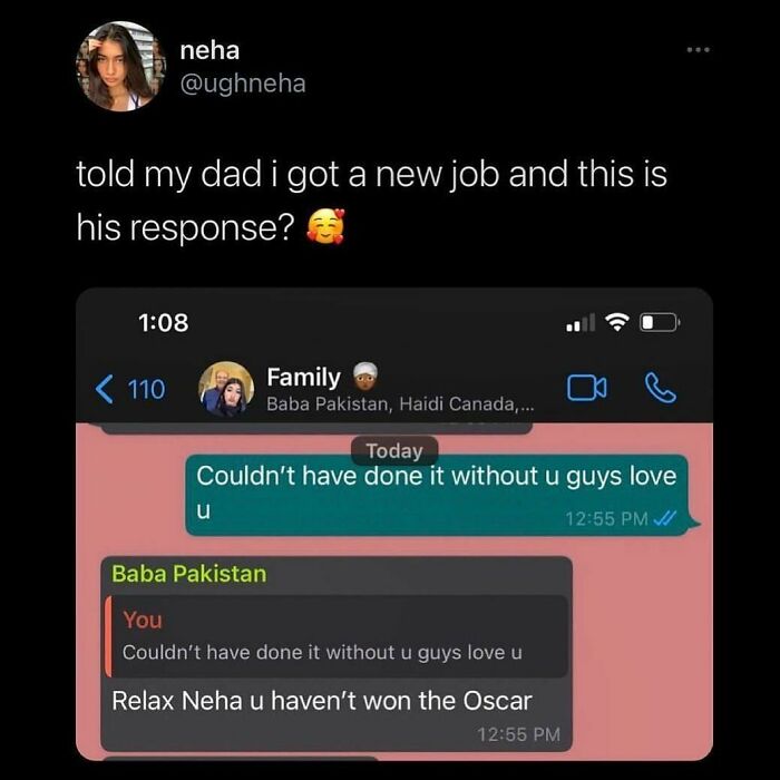Better Save The Acceptance Speech For Linkedin
(Twitter: Ughneha)
.
.
.
.
.
.
#work #workmemes #corporatememes #linkedin #linkedinmemes #acceptancespeech #jobhunting #oscars