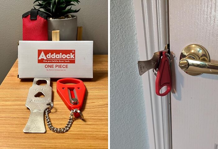 Ensure Peace Of Mind With The Portable Door Lock: Your Essential Safeguard For Travel And Home Security