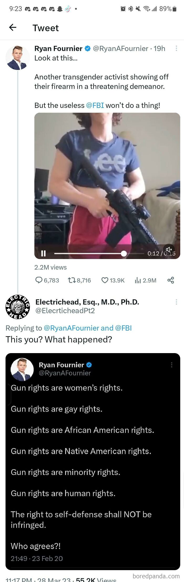 Gun Rights Are Great Unless People I Don't Like Have Them