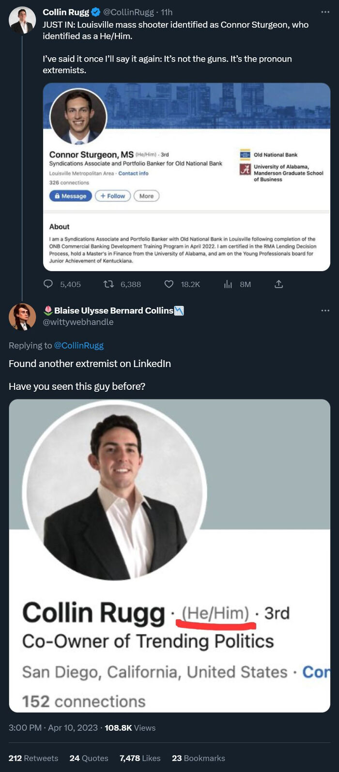 "Pronoun Extremists"