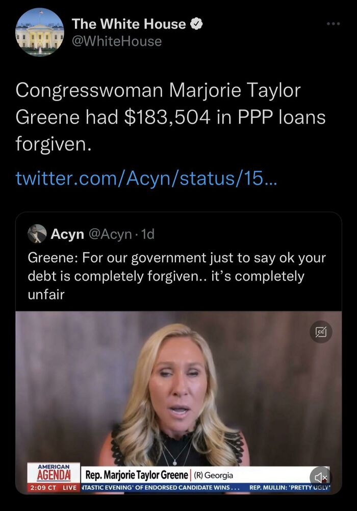 Imagine Getting Called Out By The Official White House Account