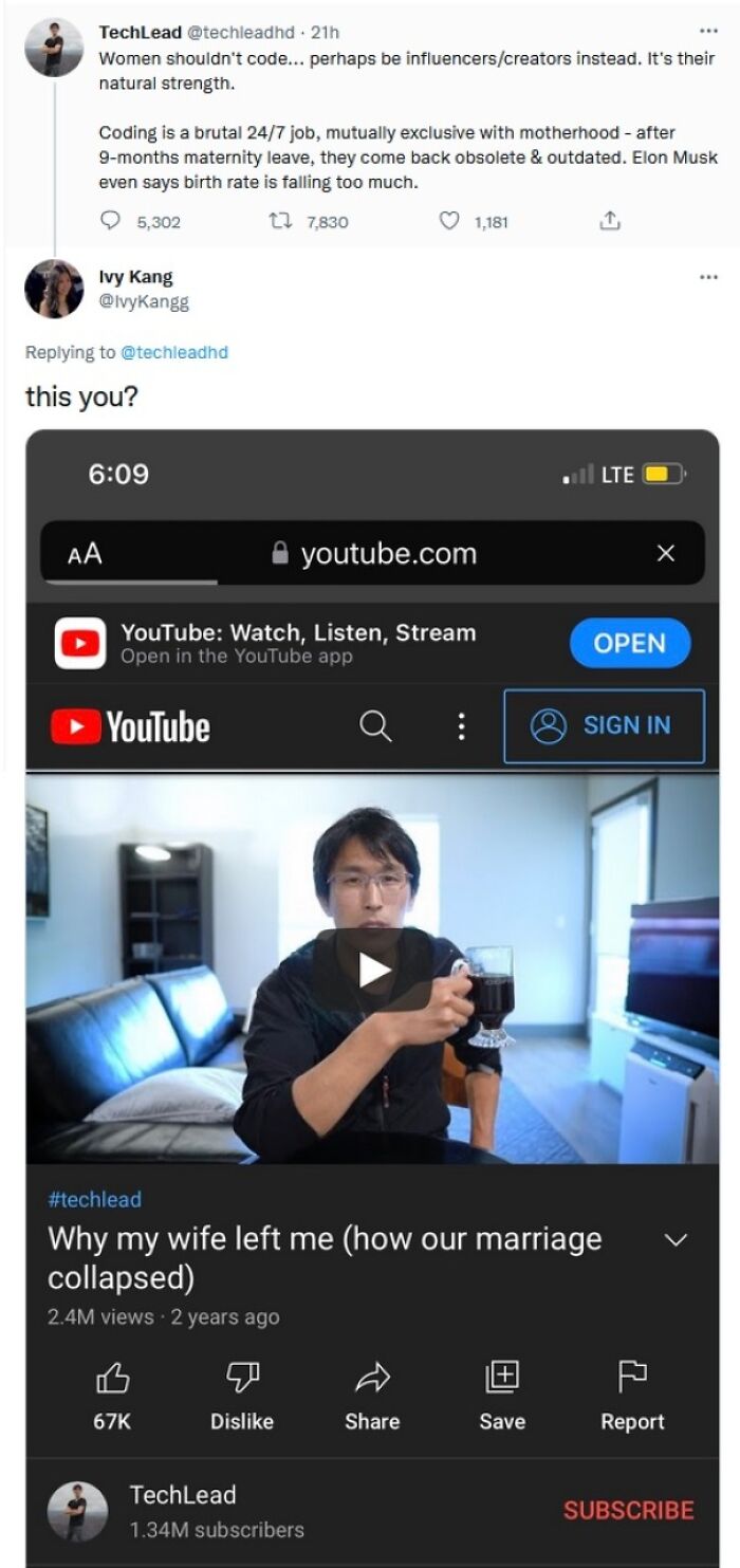 Sexist Coder Has Relationship Woes: