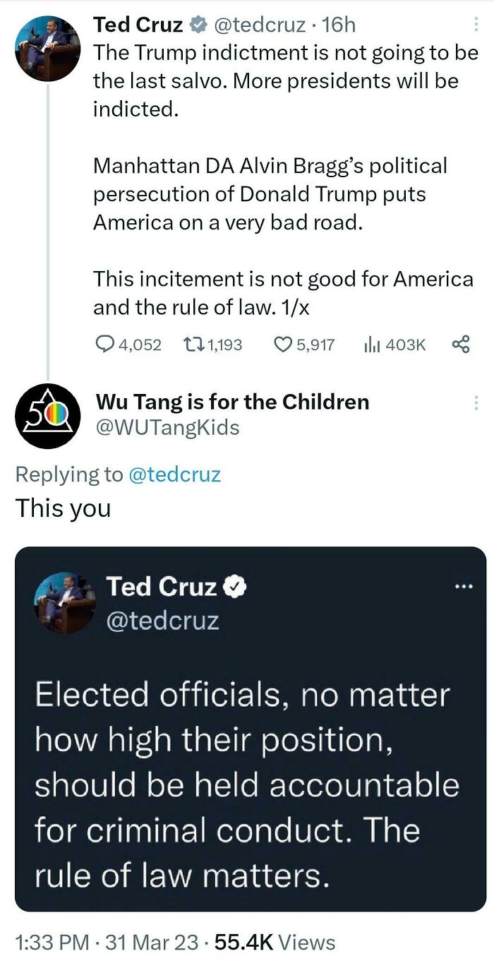 His Comment Wasn't Meant For His Party, Obviously