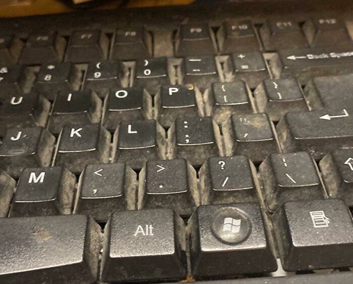 Work Computer Keyboard At My New Job