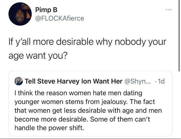 What Power Shift?? Lies Men Tell. Women Get Better With Age