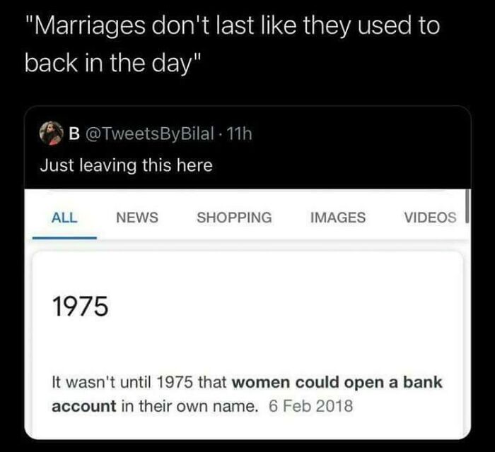 The "Good Old Days" Weren't Good For Grandma. Now We Know Better- Suffer For What?