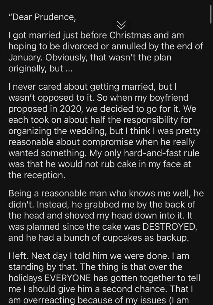 Groom Smashes Bride’s Face Into Cake & She Rightfully Is Leaving Him