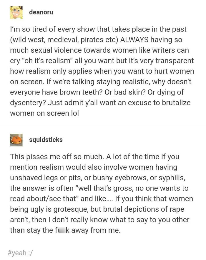 Violence Against Women In Movies And TV? Oh, It's Just For The Realism Effect!