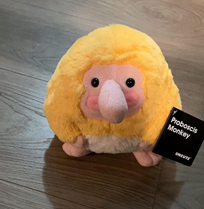 Great, We're Resorting To Proboscis Monkey Plushies Now. Good To Know That We've Got Our Priorities Straight!