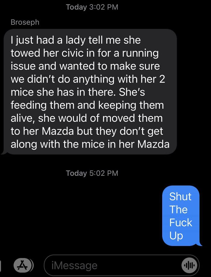 My Brother Is An Advisor At A Honda Dealer. Just Texted Me This…