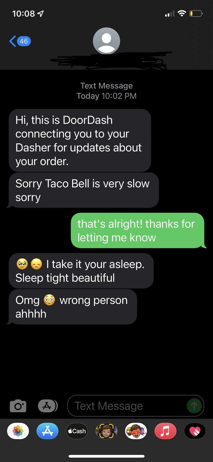 My Doordasher From Last Night