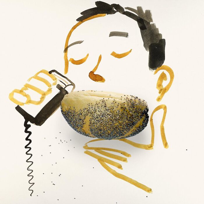 Creative Drawings Completed Using Everyday Objects By Christoph Niemann