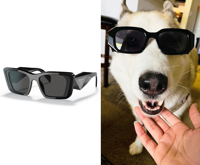 Squint No More With Prada’s Chic Shades Or Keep It Cool And Catchy With Mosanana's Trendy Rectangle Sunglasses