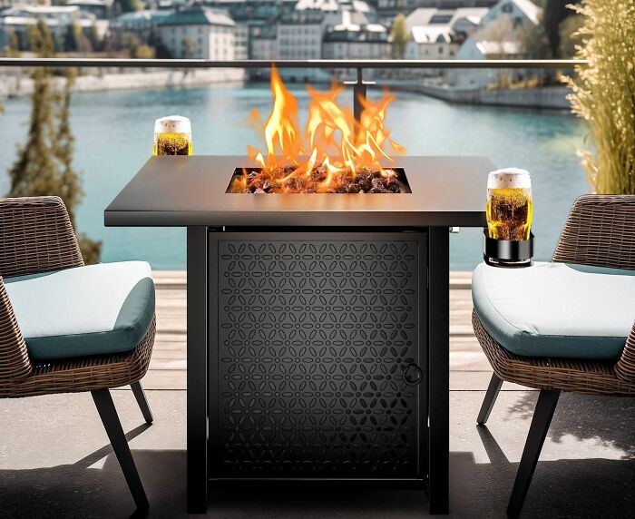  Cozy Blaze Table: 28’ Of Propane Perfection