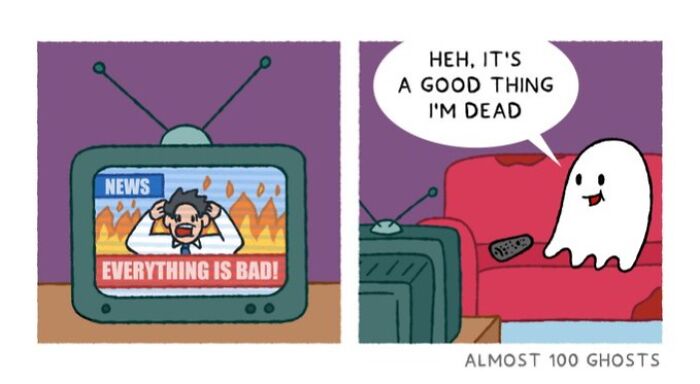 “Almost 100 Ghosts”: 24 New Comics Showing What Ghosts Do When We’re Not Looking