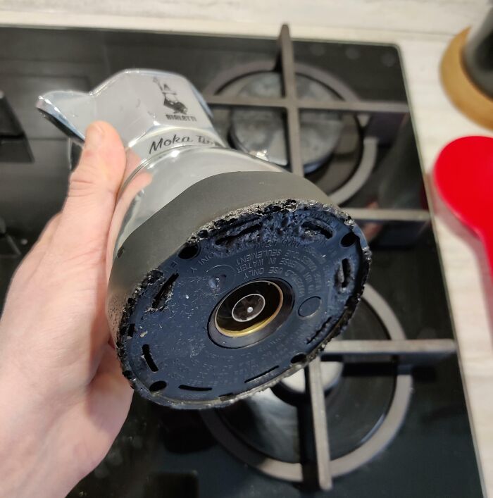 My Sister-In-Law Put My Electric Moka On The Stove