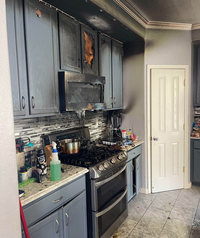 Forgot I Was Heating Oil For French Fries