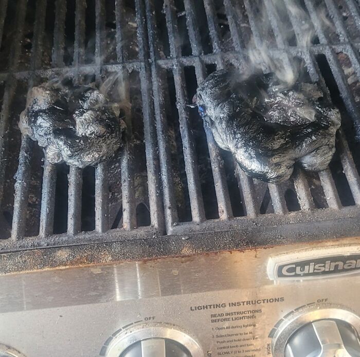 Forgot I Left Chicken Grilling