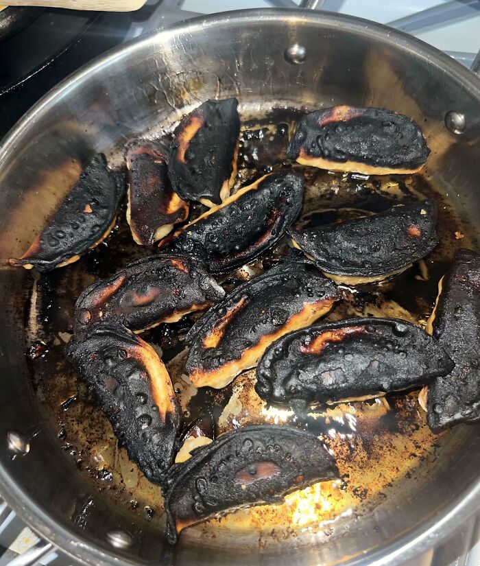 I Was Really Craving These Frozen Dumplings And Cooked Up Our Last Few For My Husband And I. Got A Credit Card Fraud Notification And Had To Call My Bank. Promptly Forgot About The Dumplings