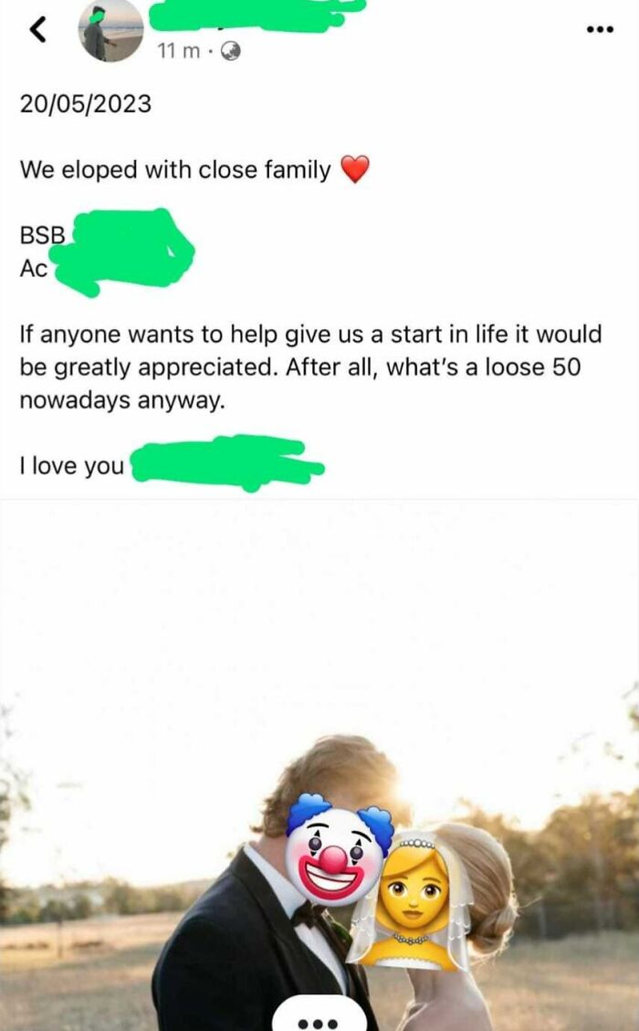 Money-Grabbing Bride