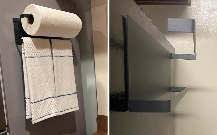 Fridge Friend: The Magnetic Paper Towel Holder For Mess-Free Counters