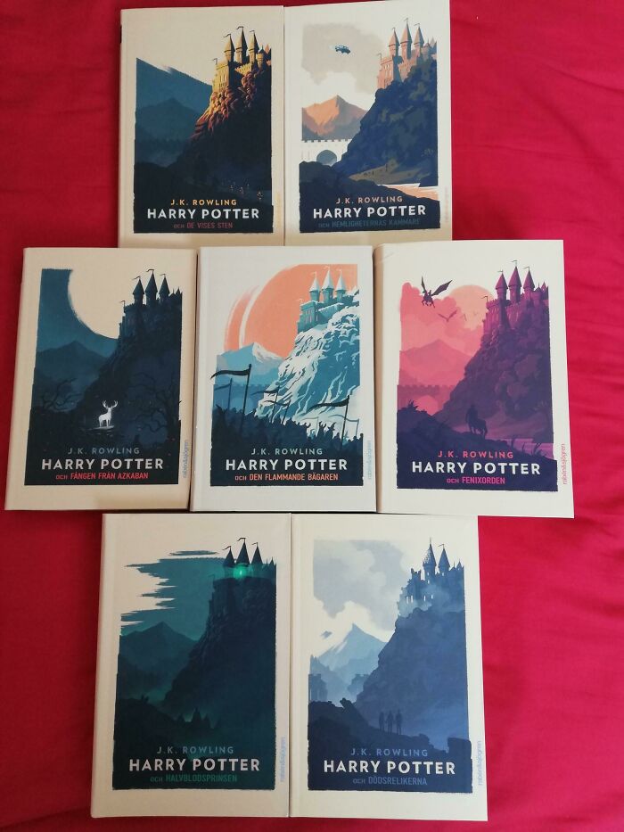 J.K. Rowling Harry Potter Series, 20th Anniversary Edition From Sweden