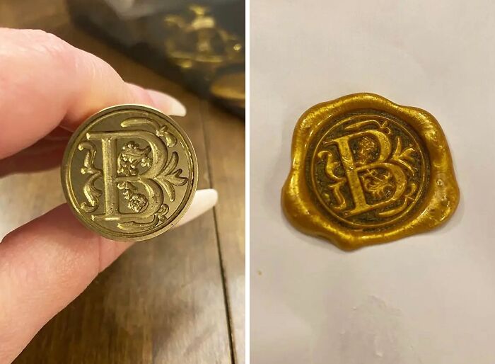 Vintage Vibes For The Artsy Soul With A Retro Letter Wax Seal Stamp!