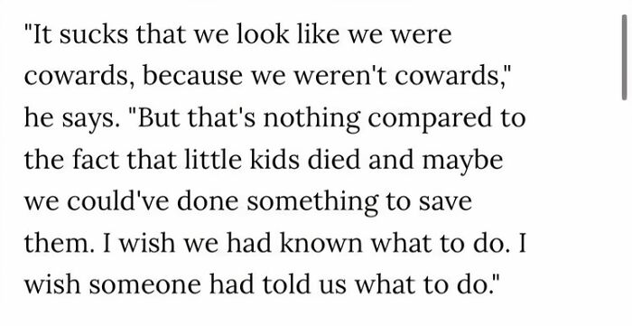 One Of The Uvalde Officers Via An Interview With People Magazine