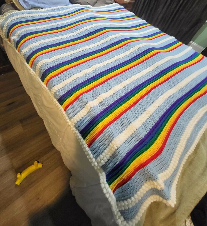 Finished With 4 Days To Spare, Birthday Gift For My Boyfriend's Daughter. Headless Squeaky Banana Dog Toy For Scale