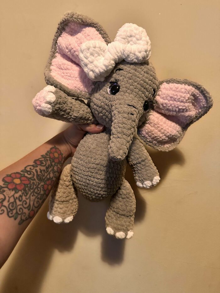 I Don’t Show My Work Because A Lot Of People Ask Me Why Do I Like To Crochet And That It’s A Grandmom Sport. But Here's Something I Did Today